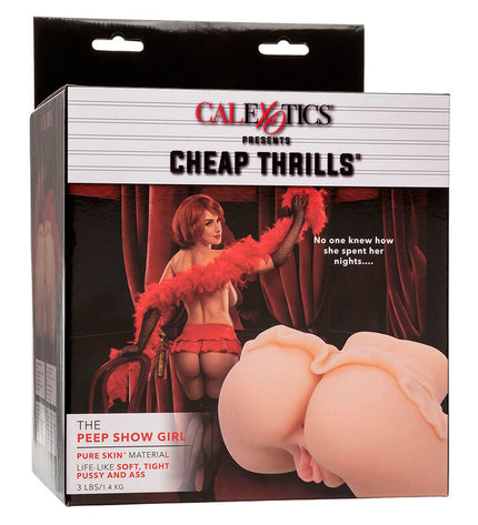CALEXOTICS - THE PEEP SHOW GIRL DOUBLE MASTURBATEUR RÉALISTE CHAIR by CALEXOTICS