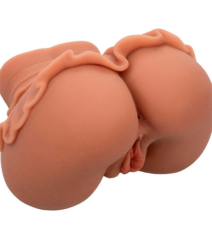 CALEXOTICS - LA REINE DU RETOUR À LA MAISON MASTURBATEUR DOUBLE RÉALISTE CARAMEL by CALEXOTICS