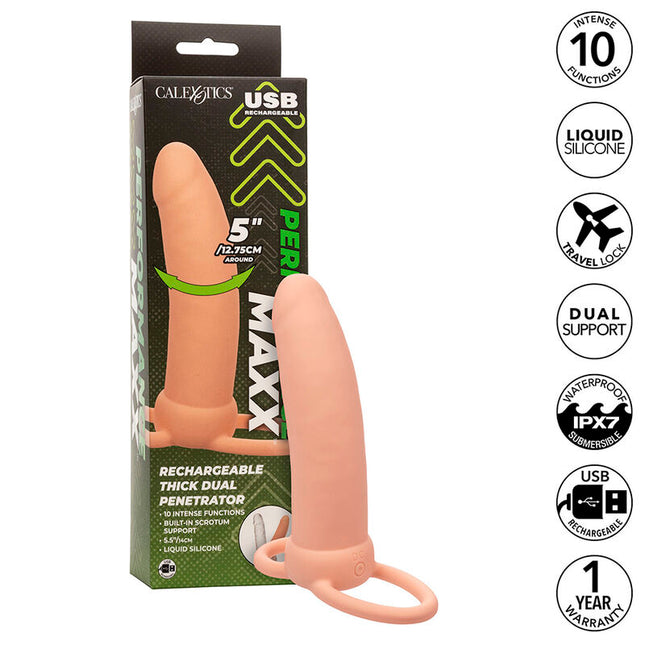 CALEXOTICS - MAXX THICK DOUBLE PÉNÉTRATEUR 10 VIBRATIONS CHAIR by CALEXOTICS