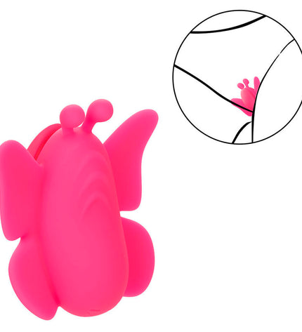CALEXOTICS - NEON VIBES FLUTTER VIBE STIMULATEUR 10 VIBRATIONS ROSE by CALEXOTICS