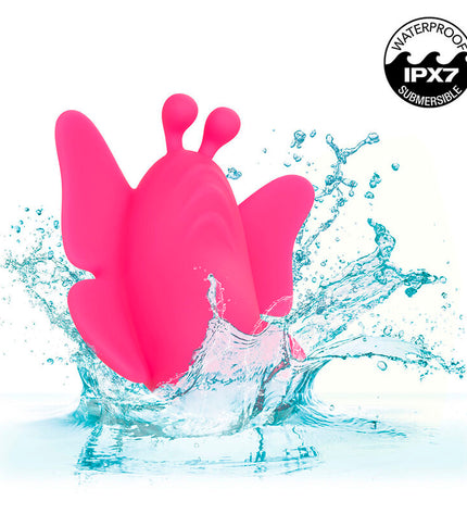 CALEXOTICS - NEON VIBES FLUTTER VIBE STIMULATEUR 10 VIBRATIONS ROSE by CALEXOTICS