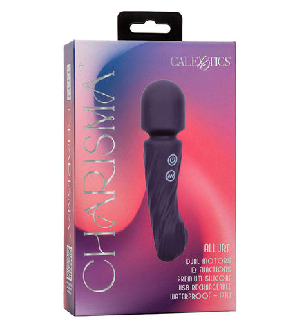 CALEXOTICS - CHARISMA ALLURE MASSEUR DOUBLE MOTEURS 12 FONCTIONS 17,25 CM X 4,5 CM VIOLET by CALEXOTICS