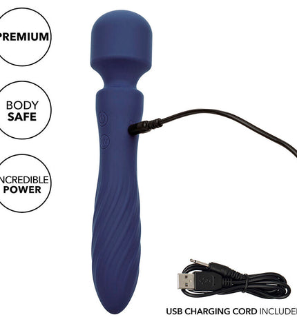 CALEXOTICS - CHARISMA MYSTIQUE MASSEUR DOUBLE MOTEURS 12 FONCTIONS 20,5 CM X 4,5 CM VIOLET by CALEXOTICS
