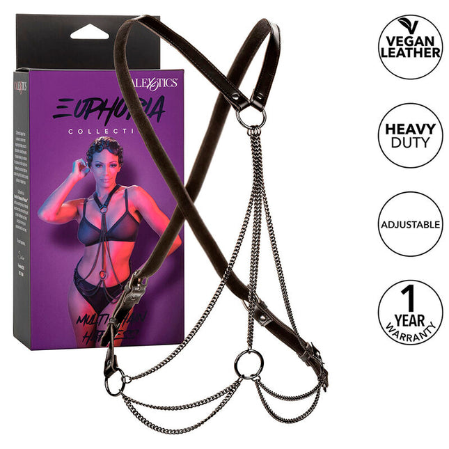 CALEXOTICS - EUPHORIA HARNAIS MULTICHAÎNE PREMIUM by CALEXOTICS