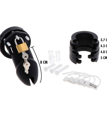HIDDEN DESIRE - EXTREME CAGE DE CHASTETÉ SILICONE TAILLE L NOIR by HIDDEN DESIRE