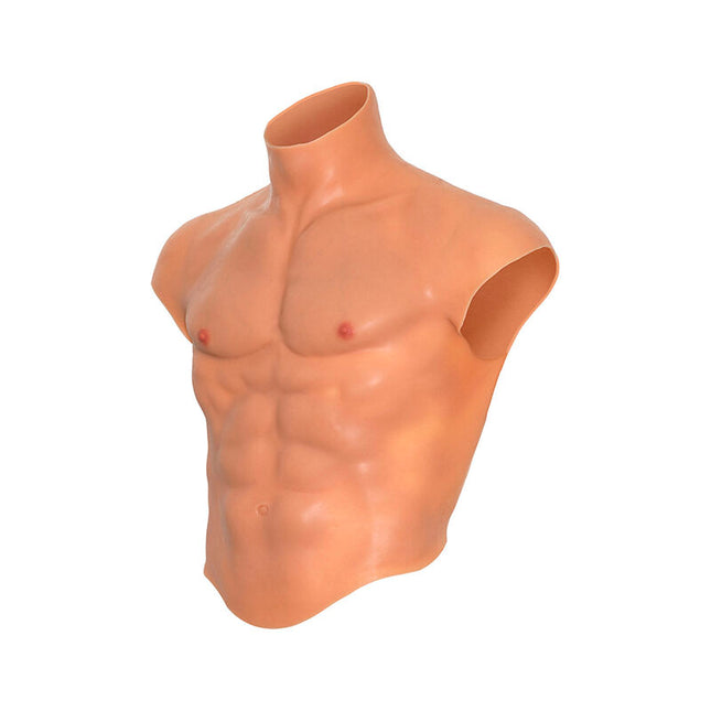 DÉSIR CACHÉ - T-SHIRT TORSE MASCULIN EN SILICONE ALTER EGO AVEC ESTHÉTIQUE DES ABS by HIDDEN DESIRE