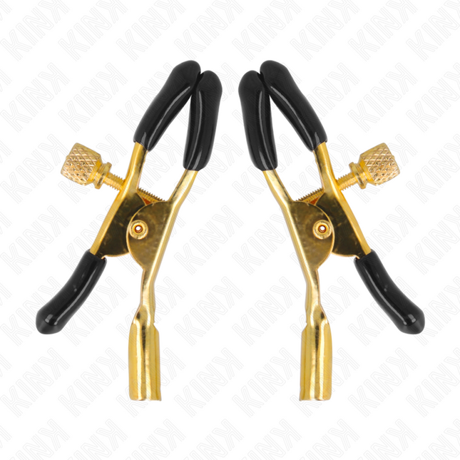 KINK - PINCES À TÉLÉPHONES OR 6 CM by KINK NIPPLE GRIP