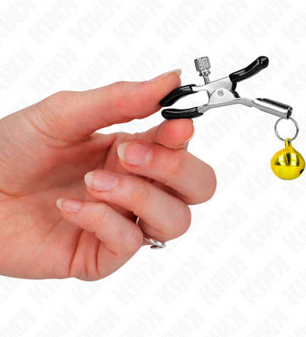KINK - PINCE À METON SIMPLE CLOCHE OR 6 CM by KINK NIPPLE GRIP