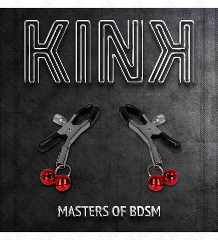 KINK - PINCE À METON DOUBLE CLOCHE ROUGE 6 CM by KINK NIPPLE GRIP