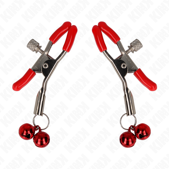KINK - PINCE À METON DOUBLE CLOCHE ROUGE ROUGE 6 CM by KINK NIPPLE GRIP