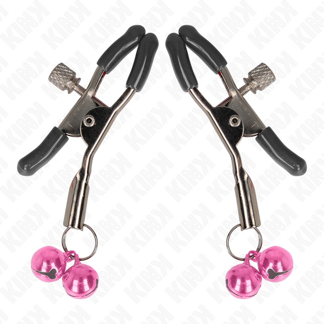 KINK - PINCE À METON DOUBLE CLOCHE ROSE 6 CM by KINK NIPPLE GRIP
