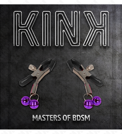 KINK - PINCE À METON DOUBLE CLOCHE VIOLET 6 CM by KINK NIPPLE GRIP
