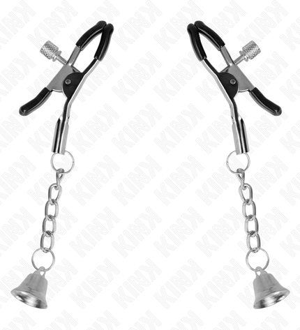 KINK - PINCES À TÉLÉTON PENDENTIF CLOCHE ARGENT 6 CM by KINK NIPPLE GRIP