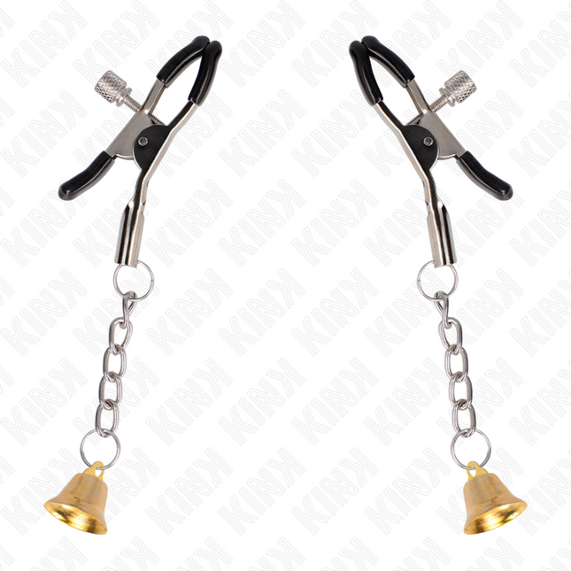 KINK - PINCES À TÉLÉMON PENDENTIF CLOCHE OR 6 CM by KINK NIPPLE GRIP