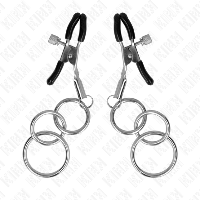 KINK - PINCE À METON 3 JOINTS TORIQUES 6 CM by KINK NIPPLE GRIP