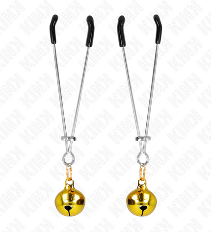 KINK - PINCES À TÉLÉPHONE MINCE CLOCHE OR 7 CM by KINK NIPPLE GRIP