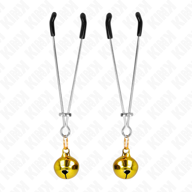 KINK - PINCES À TÉLÉPHONE MINCE CLOCHE OR 7 CM by KINK NIPPLE GRIP