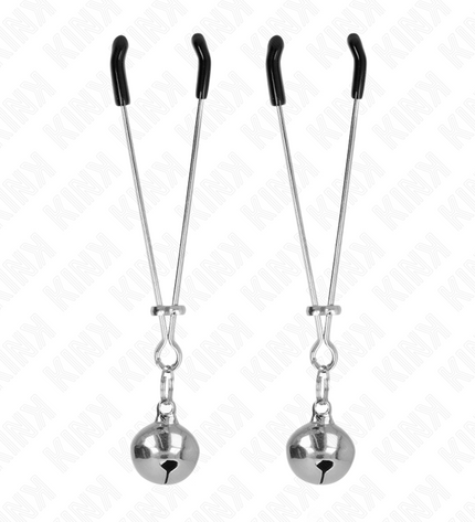 KINK - PINCES À TÉLÉPHONE MINCE CLOCHE ARGENT 7 CM by KINK NIPPLE GRIP