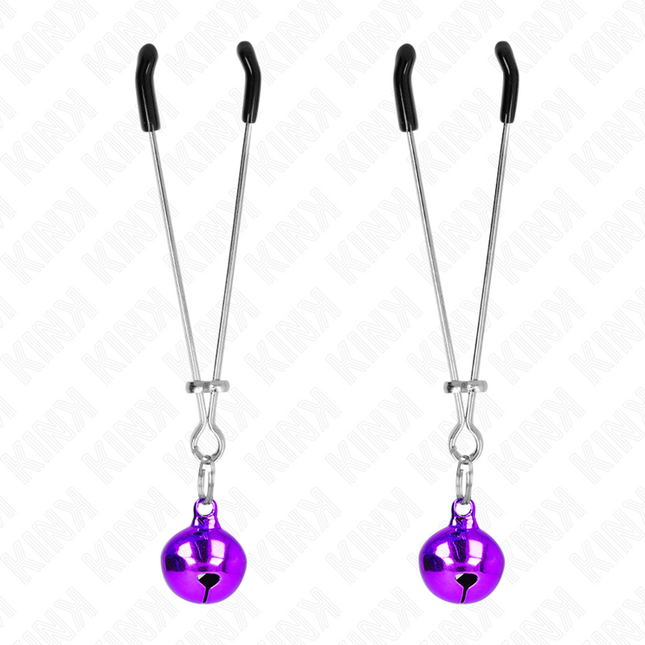 KINK - PINCES À TÉLÉPHONE MINCE CLOCHE VIOLET 7 CM by KINK NIPPLE GRIP