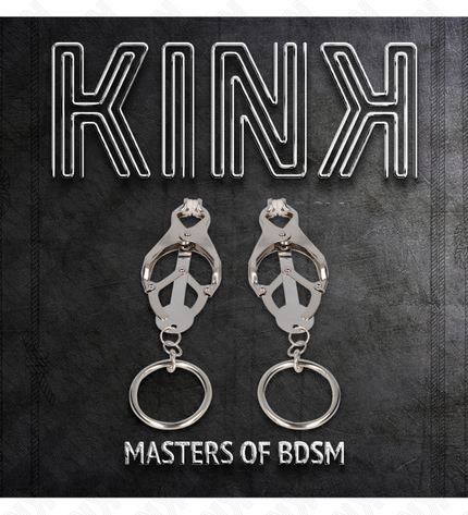 KINK - PINCES À TÉLÉPHONES TRÈFLE JAPONAIS O-RING ARGENT by KINK NIPPLE GRIP