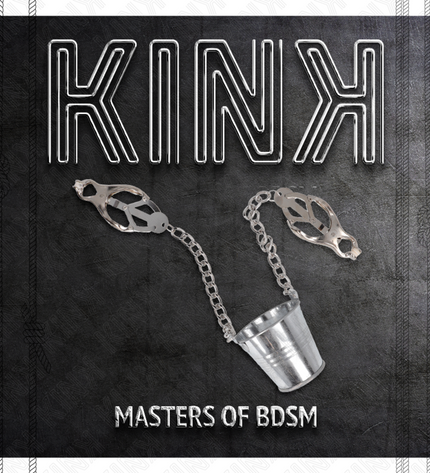 KINK - PINCES À METELIER AVEC SEAU ARGENT by KINK NIPPLE GRIP