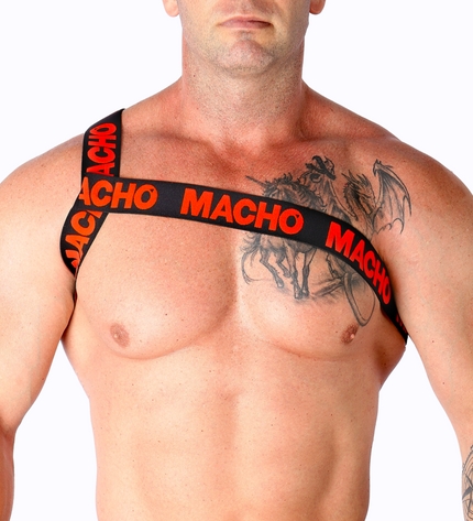 MACHO - HARNAIS ROMAIN JAUNE S/M by MACHO UNDERWEAR