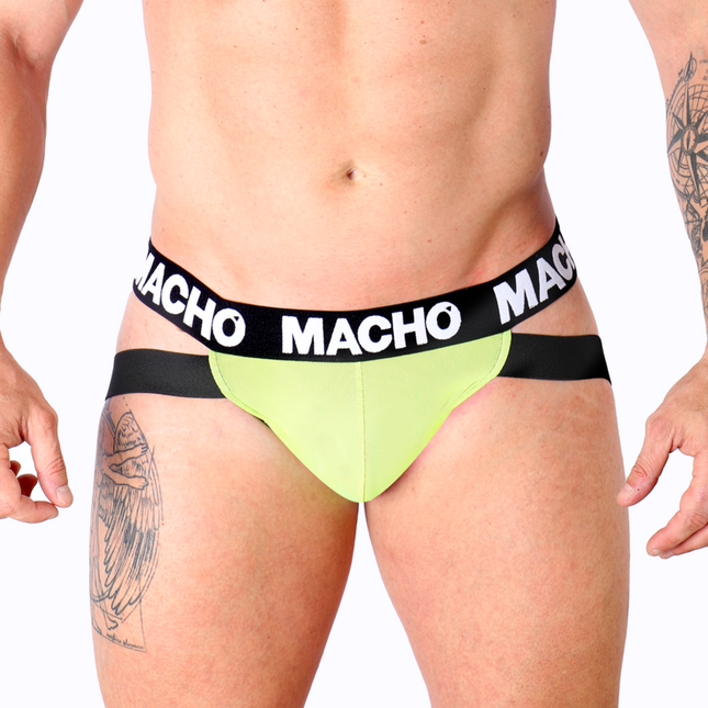 MACHO - MX28FA JOCK JAUNE S by MACHO UNDERWEAR