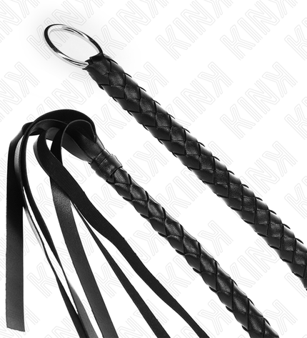 KINK - FOUET SERPENT AVEC ANNEAU À MAIN NOIR 65 CM by KINK IMPACT & TOUCH