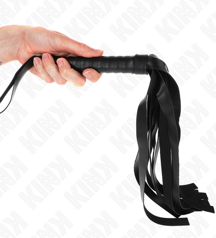 KINK - Fouet à queue large noir 48,5 CM by KINK IMPACT & TOUCH
