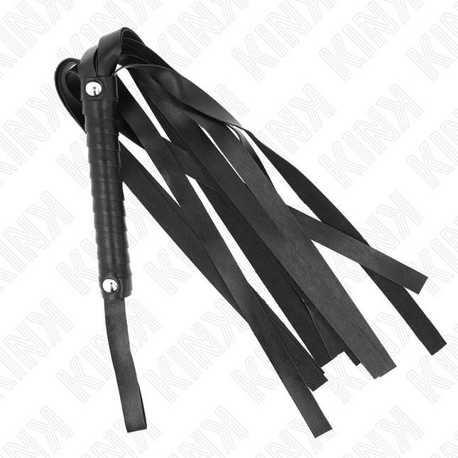 KINK - Fouet à queue large noir 48,5 CM by KINK IMPACT & TOUCH