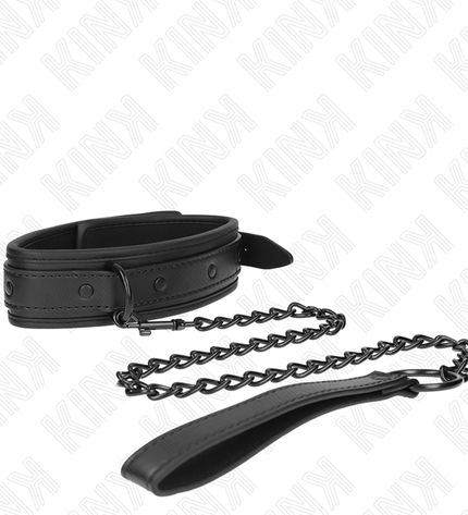 KINK - COLLIER DE BONDAGE EN NÉOPRÈNE MODÈLE 2 AVEC CEINTURE 78 CM RÉGLABLE 37,5 X 49,5 CM by KINK COLLAR & GAG