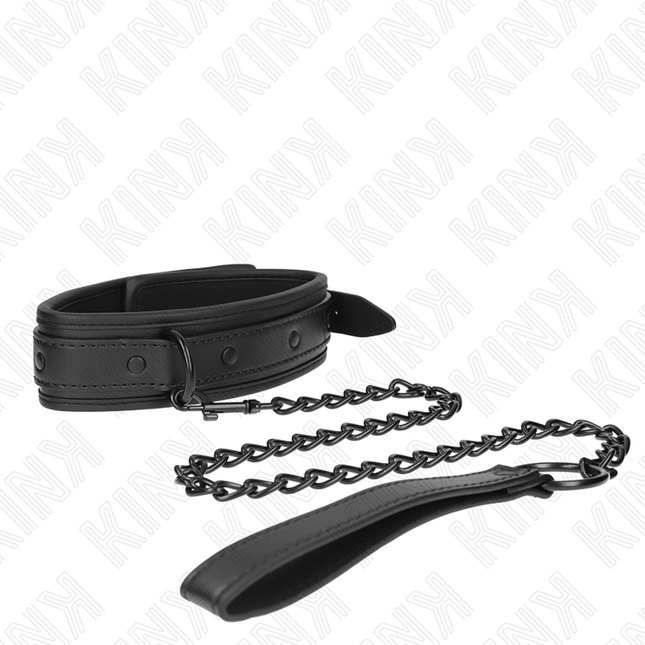 KINK - COLLIER DE BONDAGE EN NÉOPRÈNE MODÈLE 2 AVEC CEINTURE 78 CM RÉGLABLE 37,5 X 49,5 CM by KINK COLLAR & GAG