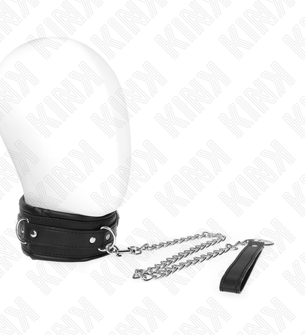 KINK - COLLIER LOURD AVEC CEINTURE 65 CM MODÈLE 4 RÉGLABLE 36,5-50 CM by KINK COLLAR & GAG
