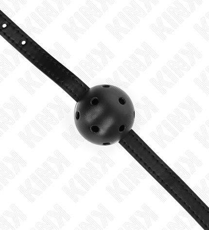 KINK - BALLE RESPIRANTE SIMPLICITY NOIRE 4,5 CM BAG 62 x 1,5 CM by KINK COLLAR & GAG