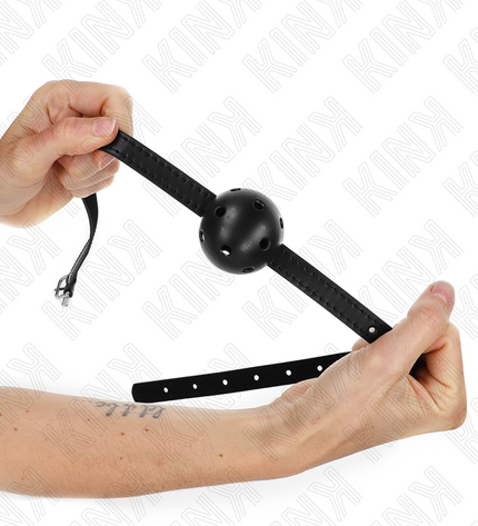 KINK - BALLE RESPIRANTE SIMPLICITY NOIRE 4,5 CM BAG 62 x 1,5 CM by KINK COLLAR & GAG