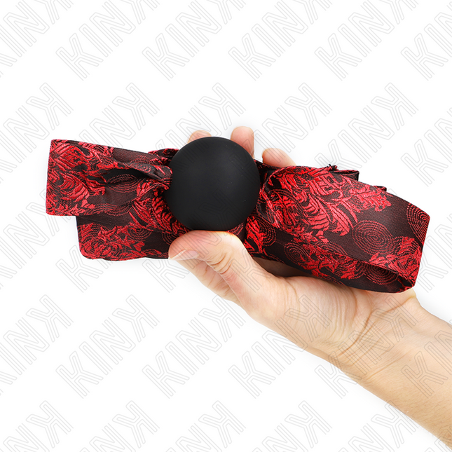 KINK - BOULE EN SILICONE SCANDALE 4,5 CM GAG MODÈLE 2 146 x 4 CM by KINK COLLAR & GAG