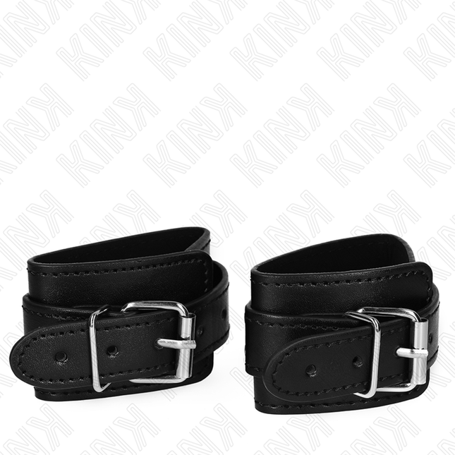 KINK - APPAREILS-POIGNETS VERROUILLABLES DUNGEON NOIR AJUSTABLES 21-28 CM X 5,5 CM by KINK WRIST RESTRAINT