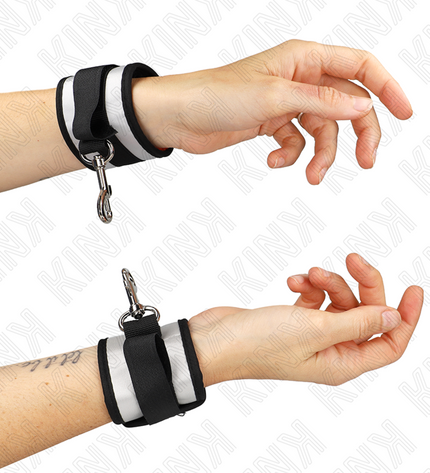 KINK - POIGNETS EN NÉOPRÈNE GRIS 23 X 5 CM by KINK WRIST RESTRAINT