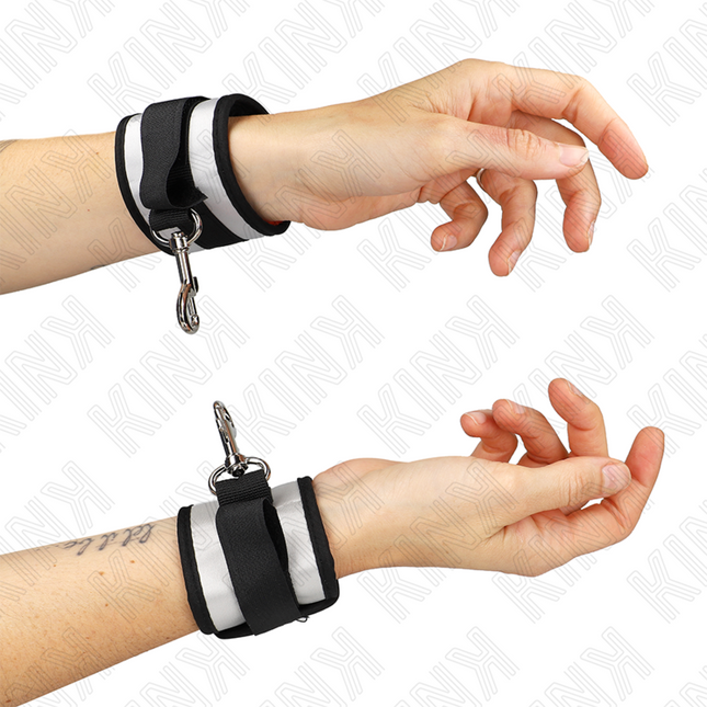 KINK - POIGNETS EN NÉOPRÈNE GRIS 23 X 5 CM by KINK WRIST RESTRAINT