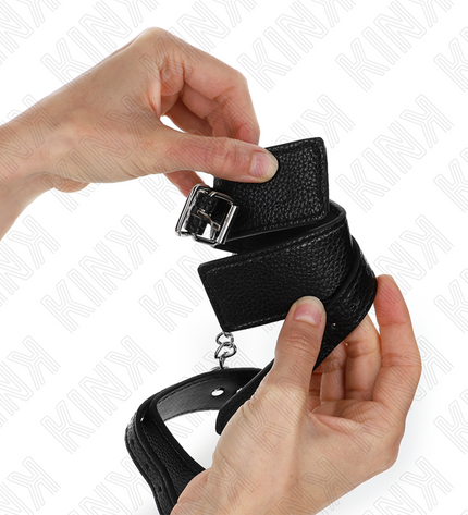 KINK - APPUI-POIGNETS MOTIF SERPENT NOIR AJUSTABLE 20-28 CM X 5,4 CM by KINK WRIST RESTRAINT