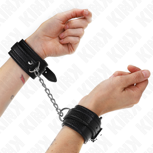 KINK - APPUI-POIGNETS MOTIF SERPENT NOIR AJUSTABLE 20-28 CM X 5,4 CM by KINK WRIST RESTRAINT
