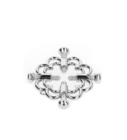 KINK - PINCES À METELLES FLEUR EN MÉTAL by KINK NIPPLE GRIP