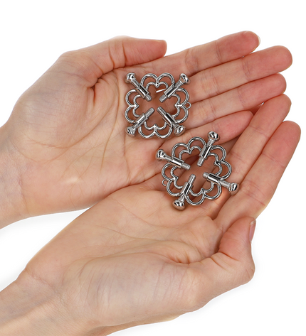 KINK - PINCES À METELLES FLEUR EN MÉTAL by KINK NIPPLE GRIP