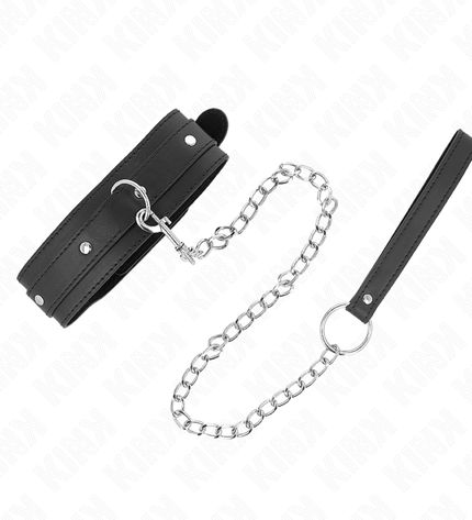 KINK - COLLIER AVEC LAISSE 65 CM 1 ANNEAU RÉGLABLE 38-49 CM X 5 CM by KINK COLLAR & GAG