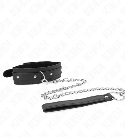 KINK - COLLIER AVEC LAISSE 65 CM 1 ANNEAU RÉGLABLE 38-49 CM X 5 CM by KINK COLLAR & GAG