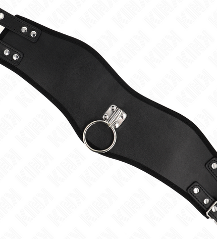 KINK - COLLIER 65 CM AVEC LARGE BRACELET RÉGLABLE 40-55 CM X 10 CM by KINK COLLAR & GAG