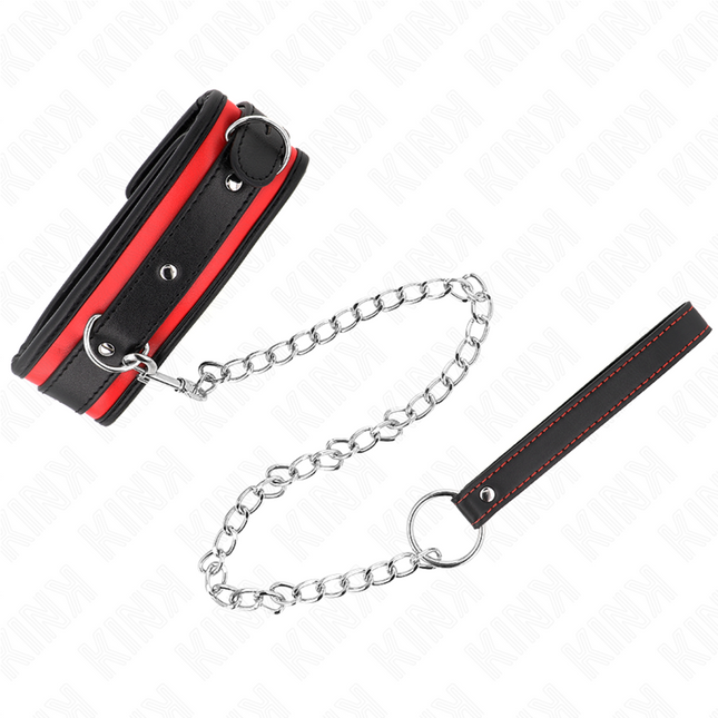 KINK - COLLIER LOURD AVEC CEINTURE 65 CM MODÈLE 2 RÉGLABLE 36,5-50 CM by KINK COLLAR & GAG