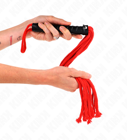 KINK - FOUET CORDE ROJO 56 CM by KINK IMPACT & TOUCH