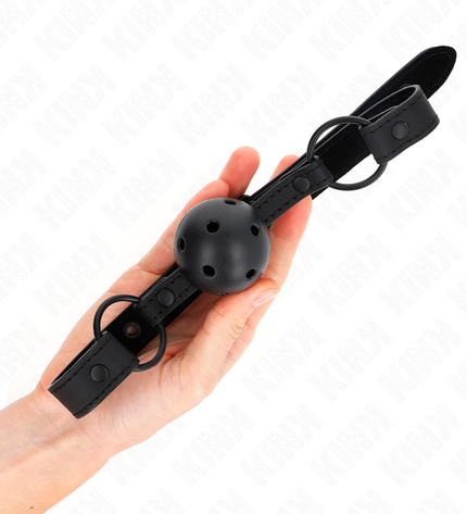 KINK - BALLE NÉOPRÈNE 4,5 CM BAG 63,5 X 2 CM RÉGLABLE 41 X 59 CM by KINK COLLAR & GAG