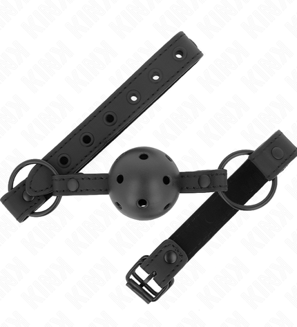 KINK - BALLE NÉOPRÈNE 4,5 CM BAG 63,5 X 2 CM RÉGLABLE 41 X 59 CM by KINK COLLAR & GAG